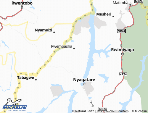 MICHELIN-Landkarte Bukonje - ViaMichelin
