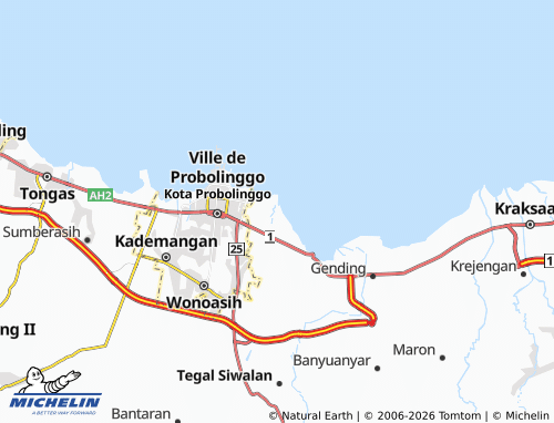 Mapa MICHELIN Dringu - ViaMichelin