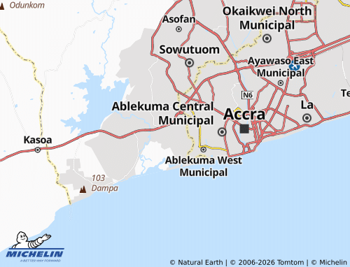 Mapa MICHELIN Salt Ponds - ViaMichelin