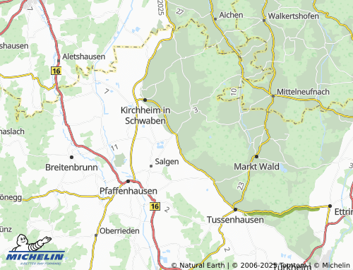 MICHELIN Mörgen map - ViaMichelin