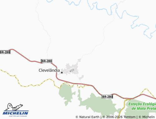 Mappa MICHELIN Nelson Eloy Petri - ViaMichelin