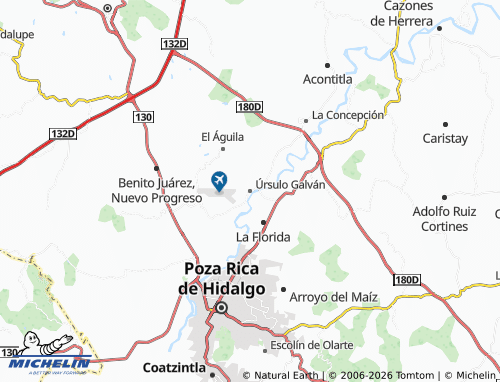 Mapa MICHELIN Úrsulo Galván - ViaMichelin
