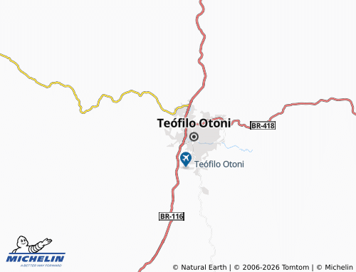 MICHELIN Frei Dimas map - ViaMichelin