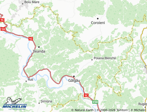 Mappa MICHELIN Măgura - ViaMichelin
