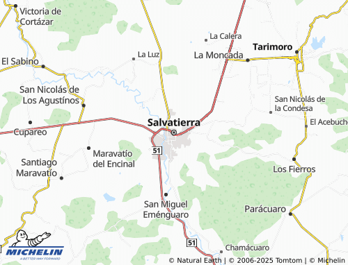 MICHELIN Salvatierra map - ViaMichelin