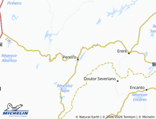 MICHELIN Pereiro map - ViaMichelin