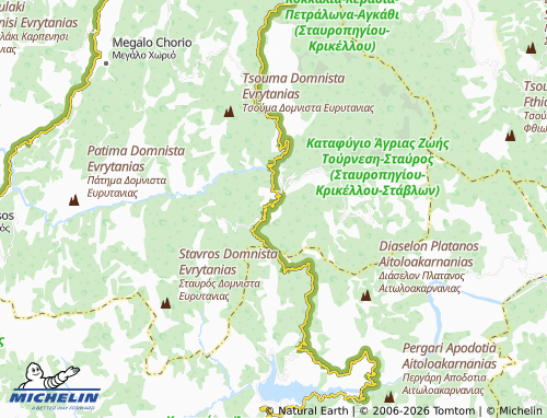 MICHELIN Domnista map - ViaMichelin