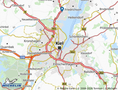 MICHELIN Damperhof map - ViaMichelin