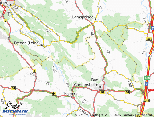 MICHELIN-Landkarte Wetteborn - ViaMichelin