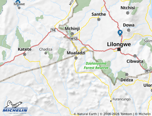 Mapa MICHELIN Chifunde - ViaMichelin