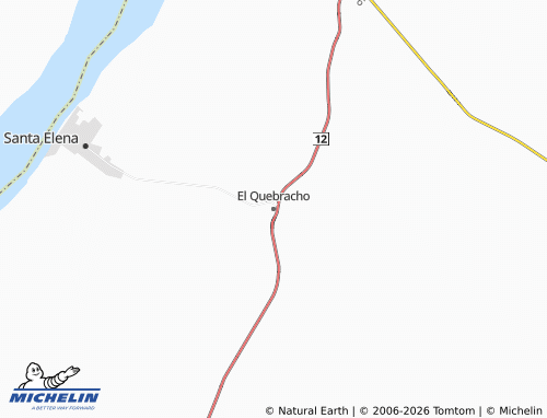 MICHELIN El Quebracho map - ViaMichelin