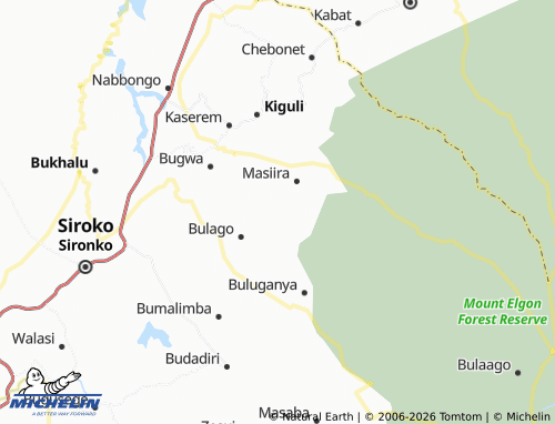 MICHELIN Bumwambu map - ViaMichelin