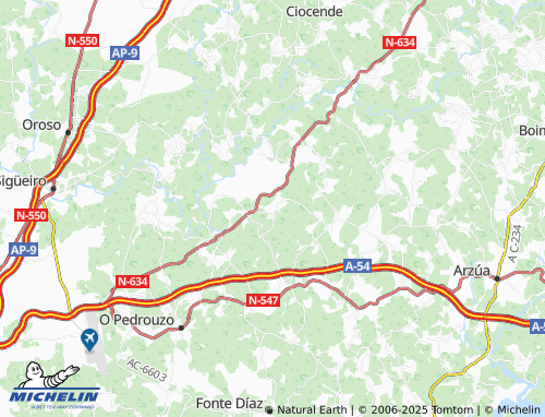 MICHELIN Amarelle map - ViaMichelin