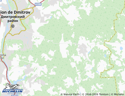 Carte MICHELIN Pritykino - ViaMichelin