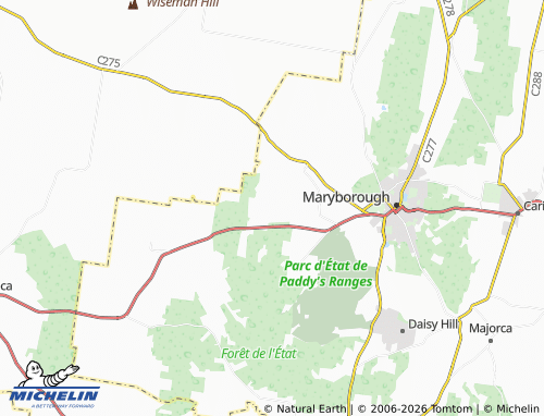 Mappa MICHELIN Moonlight Flat - ViaMichelin