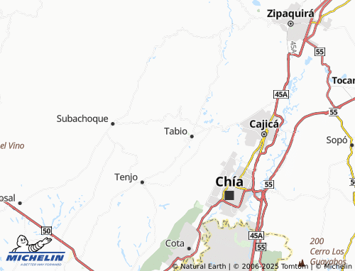 MICHELIN Juaica map - ViaMichelin