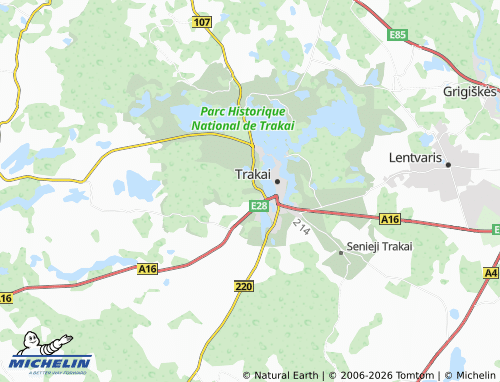 Mappa MICHELIN Užpelkiai - ViaMichelin