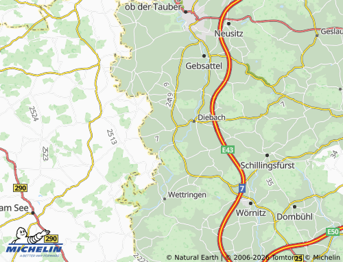 Mappa MICHELIN Insingen - ViaMichelin