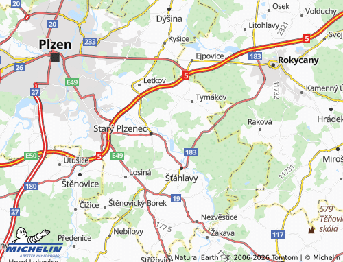 Mappa MICHELIN Sedlec - ViaMichelin
