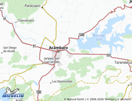 Mappa MICHELIN Los Volcanes - ViaMichelin