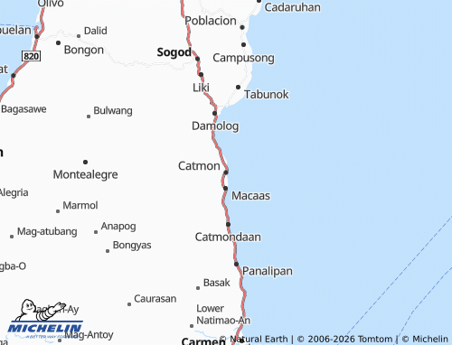 MICHELIN Catmon map - ViaMichelin
