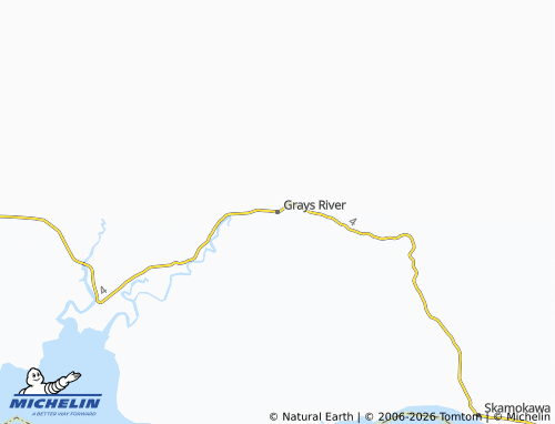 Mappa MICHELIN Grays River - ViaMichelin