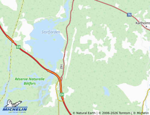 Carte MICHELIN Myrbo - ViaMichelin