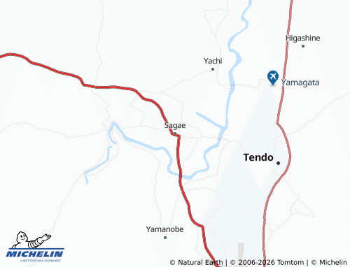 Mappa MICHELIN Sagae - ViaMichelin
