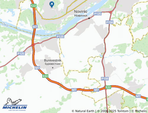 MICHELIN Komarovo map - ViaMichelin