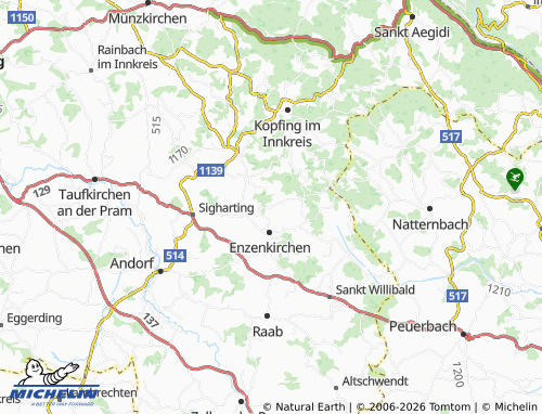 MICHELIN Ruprechtsberg map - ViaMichelin