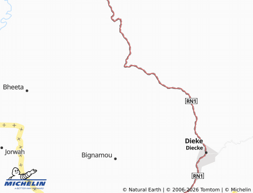 Carte MICHELIN Koema - ViaMichelin