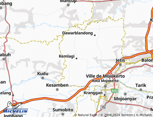 Mapa MICHELIN Kemlagi - ViaMichelin