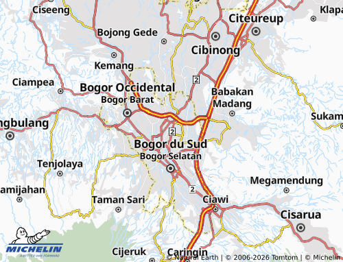 MICHELIN Bantarjati map - ViaMichelin