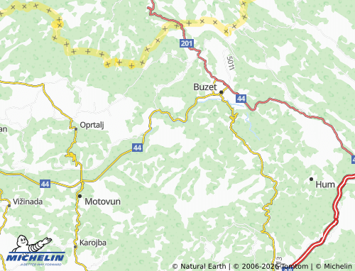 MICHELIN-Landkarte Sovinjak - ViaMichelin