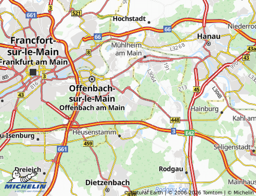 Mapa MICHELIN Bieber - ViaMichelin