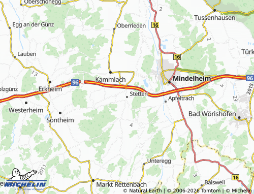 Mappa MICHELIN Stetten - ViaMichelin
