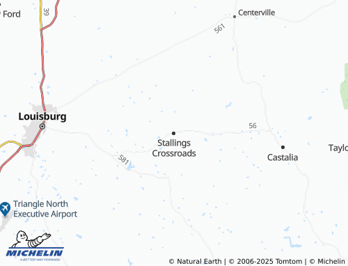 MICHELIN Stallings Crossroads map - ViaMichelin