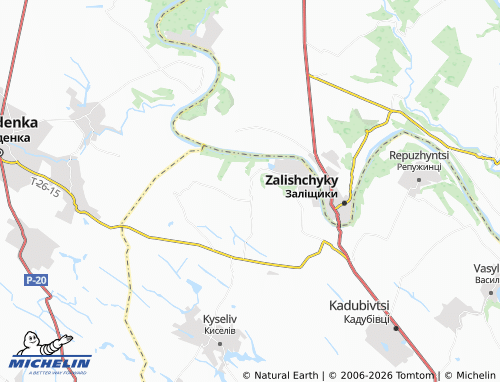 Mappa MICHELIN Prylypche - ViaMichelin
