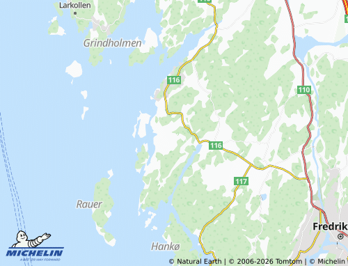 MICHELIN Manstad map - ViaMichelin