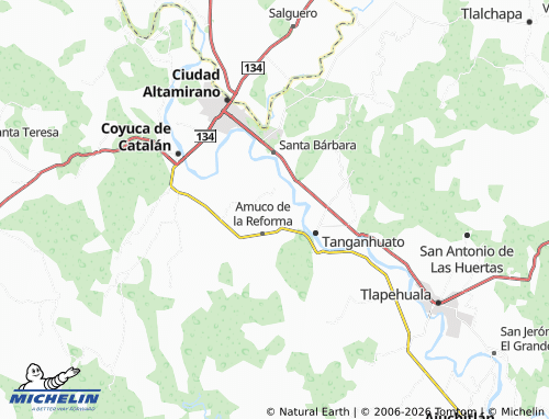 Mappa MICHELIN Amuco de Abajo - ViaMichelin