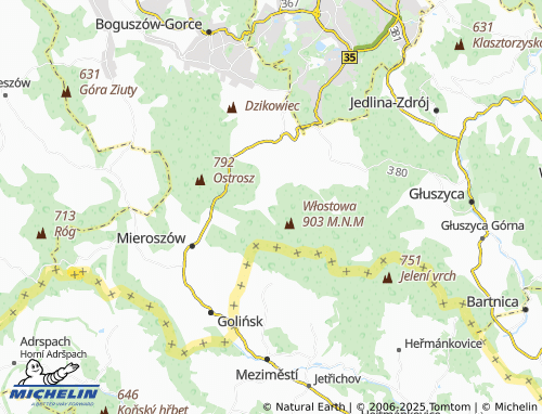 Mapa MICHELIN Sokołowsko - ViaMichelin