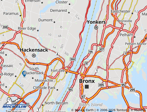 Mappa MICHELIN Englewood Cliffs - ViaMichelin