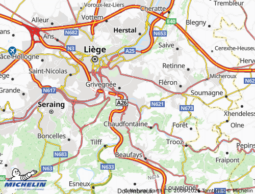 Mappa MICHELIN Chênée - ViaMichelin