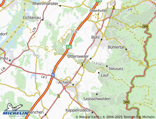 MICHELIN Walzfeld map - ViaMichelin