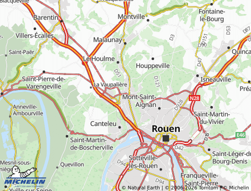 Mapa MICHELIN Maromme - ViaMichelin