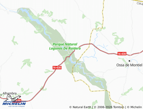 Mapa MICHELIN Ruidera - ViaMichelin
