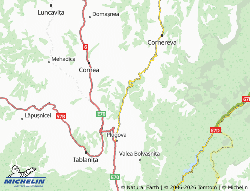 MICHELIN Globurău map - ViaMichelin