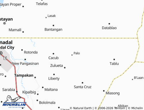 MICHELIN Palo map - ViaMichelin