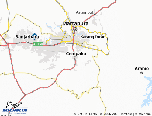 MICHELIN Cempaka map - ViaMichelin
