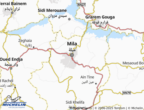 MICHELIN-Landkarte Mila - ViaMichelin